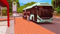 City Airport Bus Driving Sim : 3D Airport Bus Game Screen Shot 2