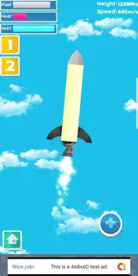 Rocket Creator & Flight Simulator Screen Shot 0