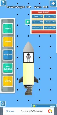Rocket Creator & Flight Simulator Screen Shot 3