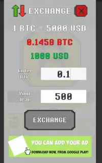 Free Bitcoin Clicker Game - idle, tap game Screen Shot 1