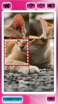 Cute Cat Puzzle Screen Shot 1