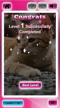 Cute Cat Puzzle Screen Shot 0