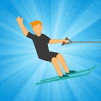 What a jump - free water skiing game