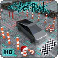 Cybertruck Parking Game: Neon Electric Truck Drive