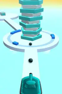 color tower stack shoot ball 3d Screen Shot 2