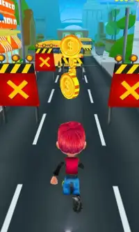 Subway Boy Rush: Runner Endless Simulator Game Screen Shot 1