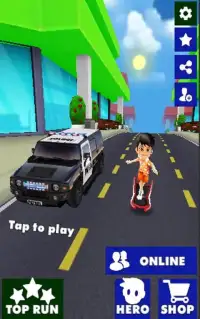Town Runner Adventures 3D Screen Shot 1
