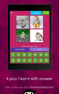 4 pics 1 word with answer Screen Shot 23