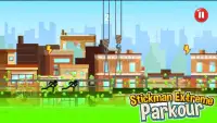 Stickman extreme parkour Screen Shot 0