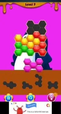 Penguin Hexa Block Puzzle Screen Shot 3
