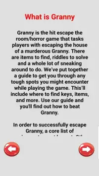 Guide for Granny Horror (Unofficial) Screen Shot 1