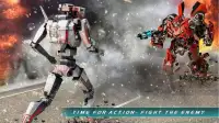Muscle Robot Car Transform-Robot Shooting Games Screen Shot 1