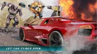 Muscle Robot Car Transform-Robot Shooting Games Screen Shot 2