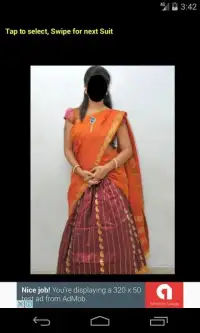 Half Saree Face Changer Screen Shot 8