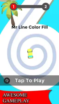 Mr Line - Color Fill Puzzle Game Screen Shot 4
