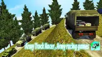 Army Truck Racer , Army racing games Screen Shot 0