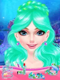 Mermaid Princess Fashion Doll Makeup Salon Screen Shot 1