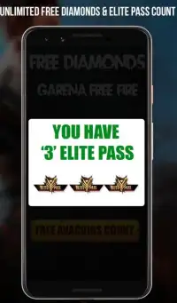 Free Diamonds & Elite Pass Calc For Free Fire-2019 Screen Shot 0