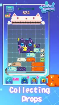 Slides Block Puzzle: Cats Match Game Screen Shot 7