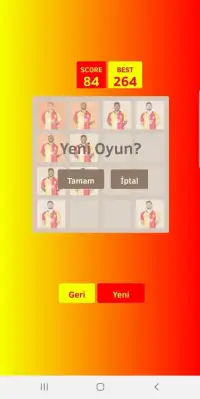 Galatasaray 2048 Screen Shot 0