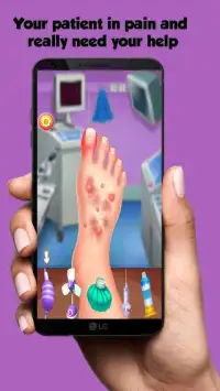 Little Doctor Game 2 (Foot care) Screen Shot 8