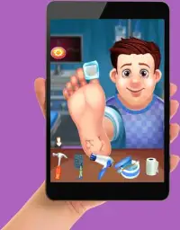 Little Doctor Game 2 (Foot care) Screen Shot 0