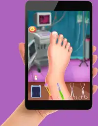 Little Doctor Game 2 (Foot care) Screen Shot 2