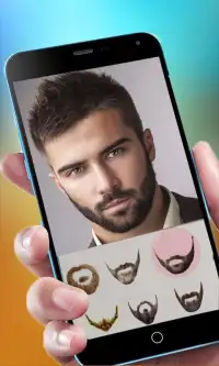 Cool Beard & Mustache Photo Editor-Man Hairstyles Screen Shot 0
