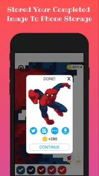 Superhero Color By Number Screen Shot 3