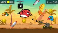 Crazy bird run: Angry desert blast Screen Shot 1