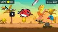 Crazy bird run: Angry desert blast Screen Shot 3