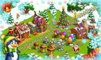 Farm Snow: Happy Christmas Story With Toys & Santa Screen Shot 5