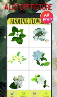Jasmine Flowers Color By Number-Pixel Art 2020 Screen Shot 4