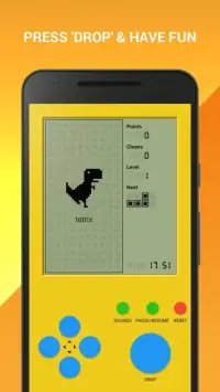 Classic Tetris Block: The Old Brick Game Screen Shot 1