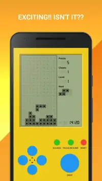 Classic Tetris Block: The Old Brick Game Screen Shot 0