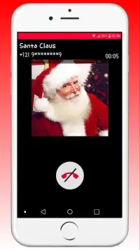 Call you Santa -Video Call from "Santa Claus" Screen Shot 0