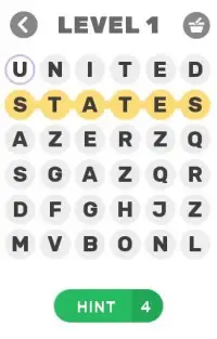 Find the World Flag Word Quiz Screen Shot 4