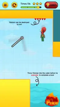 Stickman On Fire : Stickman Games Fun Physics Screen Shot 3