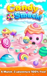 Candy Smack - Sweet Match 3 Crush Puzzle Game Screen Shot 0