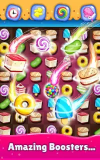 Candy Smack - Sweet Match 3 Crush Puzzle Game Screen Shot 2
