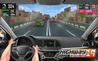 Racing in Highway Car 2019: City Car Driving Games Screen Shot 6