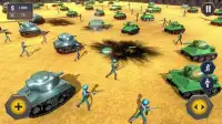 Battle Simulator World War 2 - Stickman Warriors Screen Shot 1