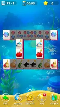 Mahjong Solitaire Fish - Ocean Journey Screen Shot 6