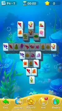Mahjong Solitaire Fish - Ocean Journey Screen Shot 5