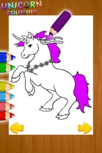 Unicorn Princess Coloring Pages Screen Shot 3