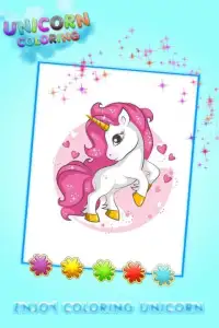 Unicorn Princess Coloring Pages Screen Shot 18