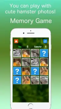 Hamster Memory Game Screen Shot 2