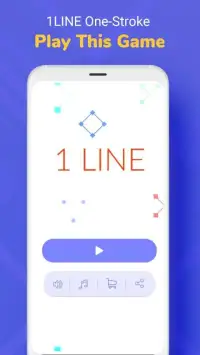 1line one stroke puzzle game - Connect the dots Screen Shot 4