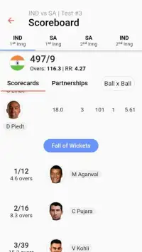 Live cricket scores cricsmith Screen Shot 3