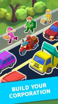 Delivery Corp: idle merge game Screen Shot 0